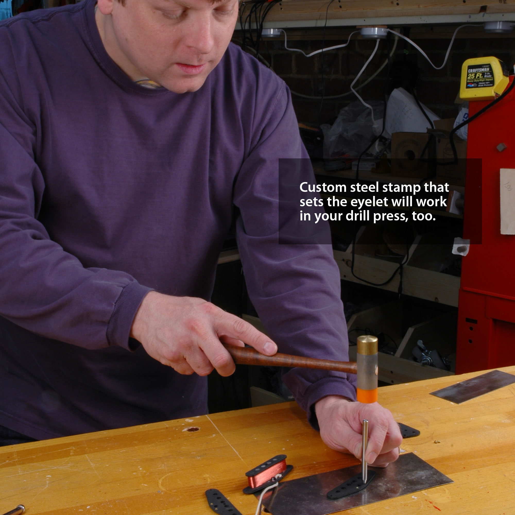 Eyelet Setting Tool and Bit - StewMac