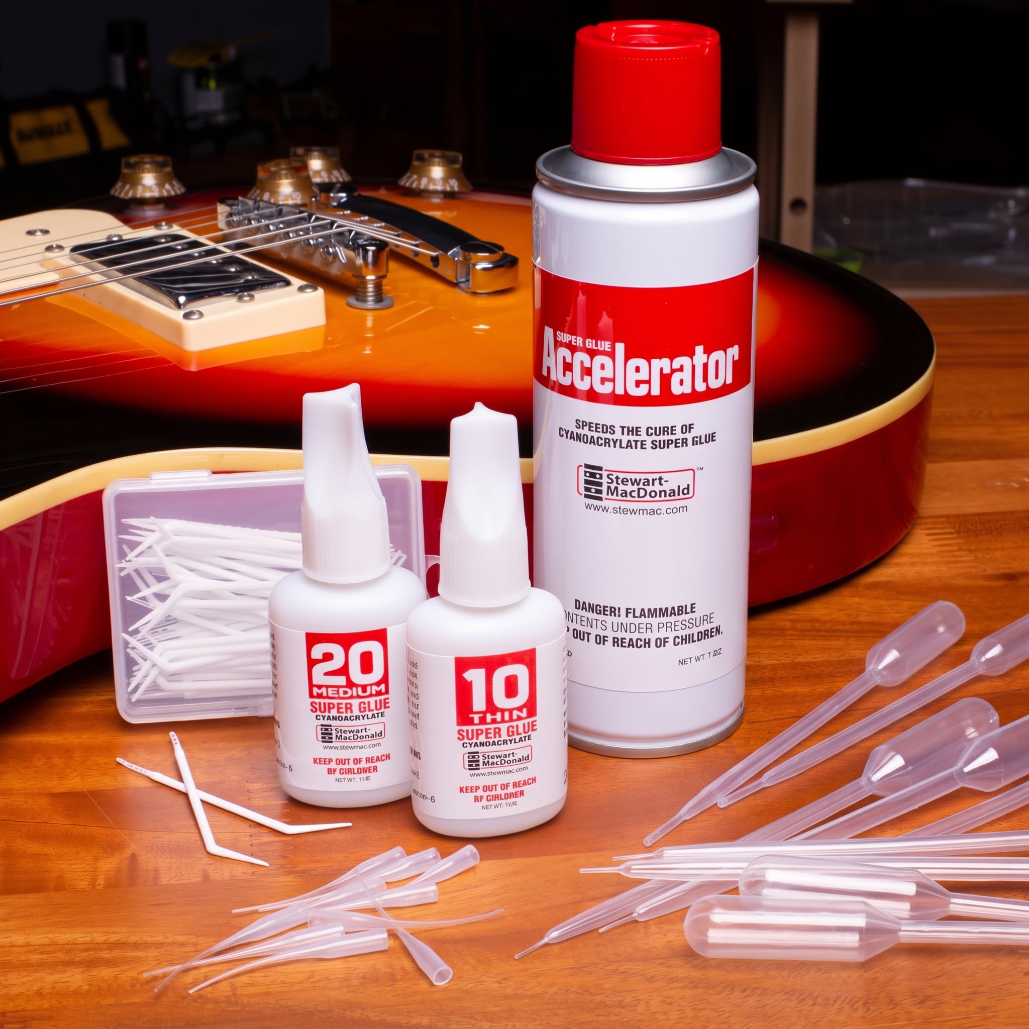 StewMac Super Glue Starter Package