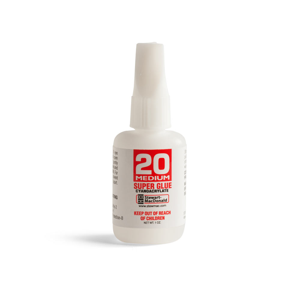 StewMac Super Glue, 20 Medium, 1 oz. StewMac Super Glue, 20 Medium, 1 oz.