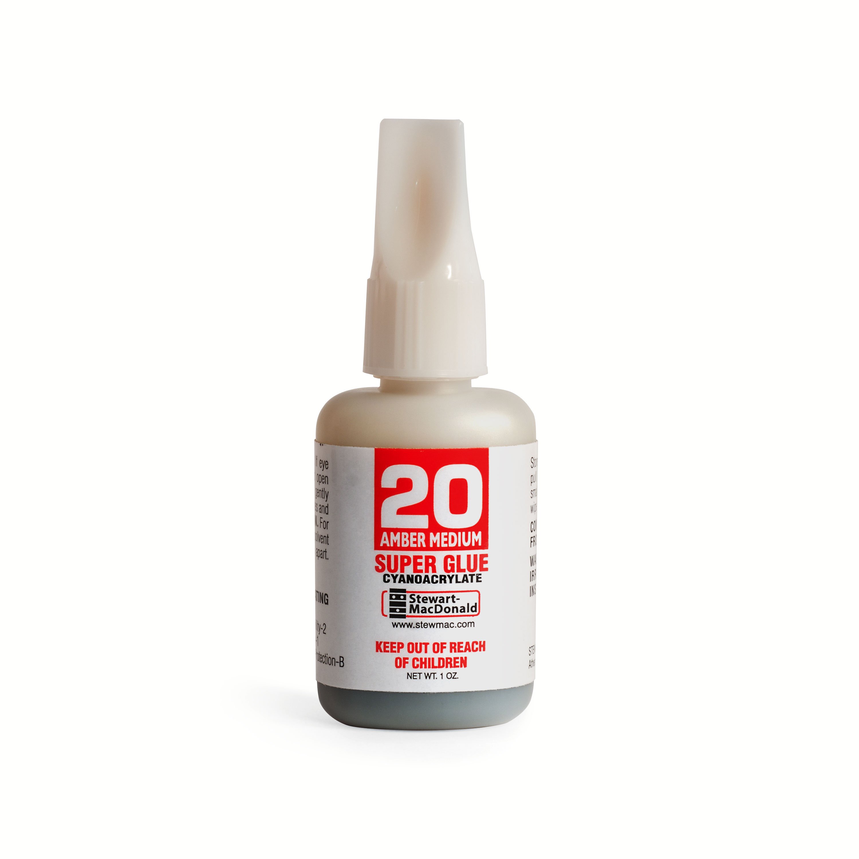 StewMac Tinted Super Glue, Amber, 1 oz. StewMac Tinted Super Glue, Amber, 1 oz.