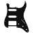 Strat Pickguard with Humbucker, Black / white / black