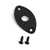 Oval Jack Plate, Black