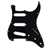 Strat Pickguard, Black / white / black