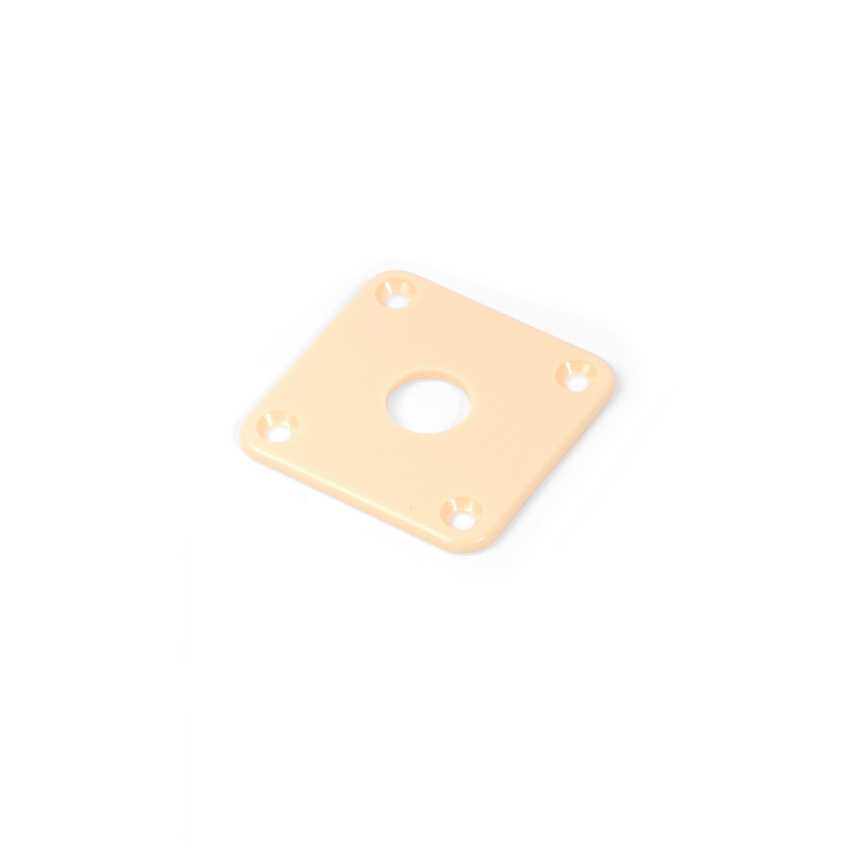 Plastic Jack Plate for Gibson&reg; Les Paul&reg;, Cream