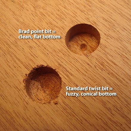 Fisch Brad Point Drill Bits StewMac