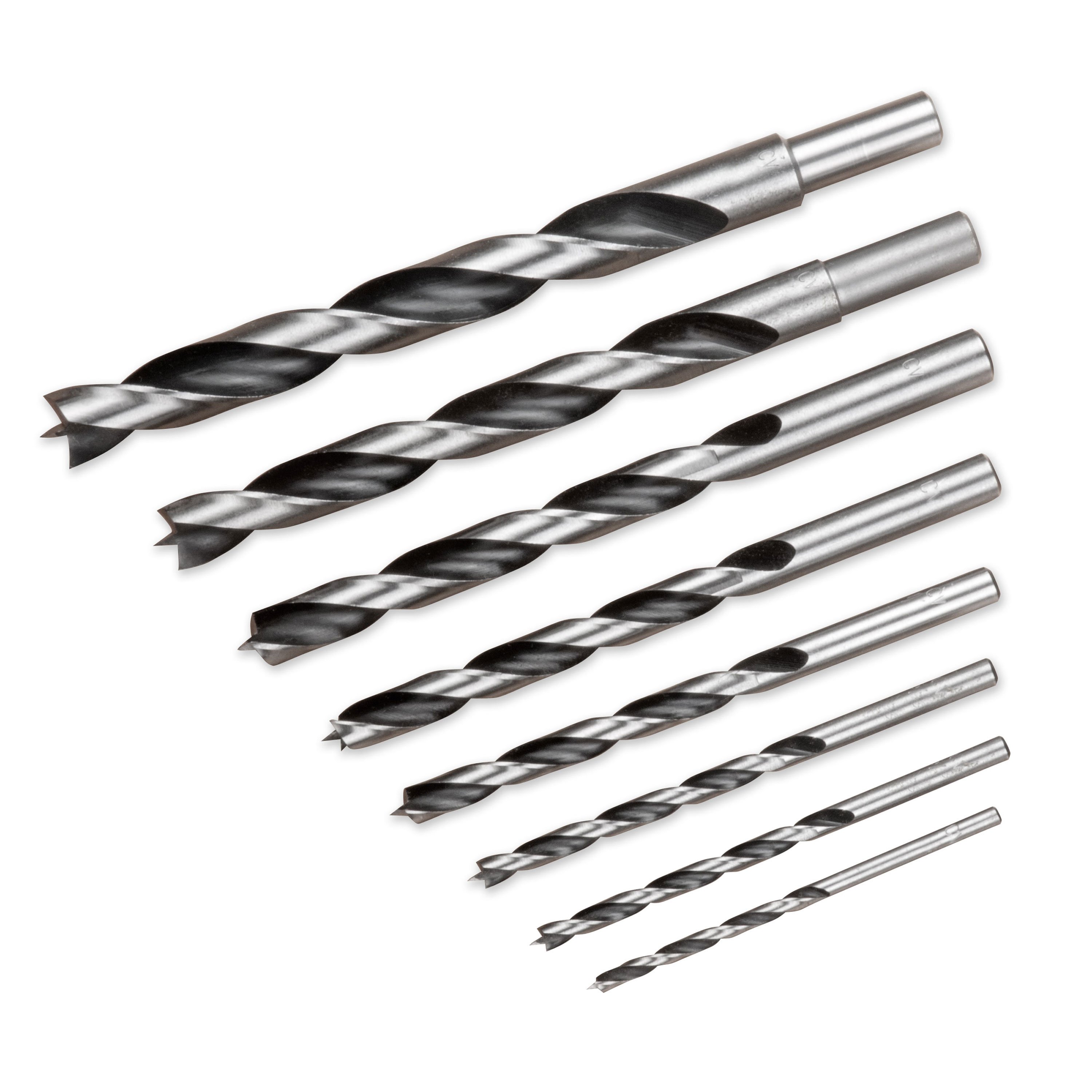 Fisch Brad Point Drill Bits, Metric set of 8 Fisch Brad Point Drill Bits, Metric set of 8