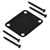 Neck Mounting Plate, Black, with screws