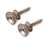 Strap Buttons, Relic Nickel, set of 2