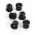 Guitar String Ferrules, Black, set of 6