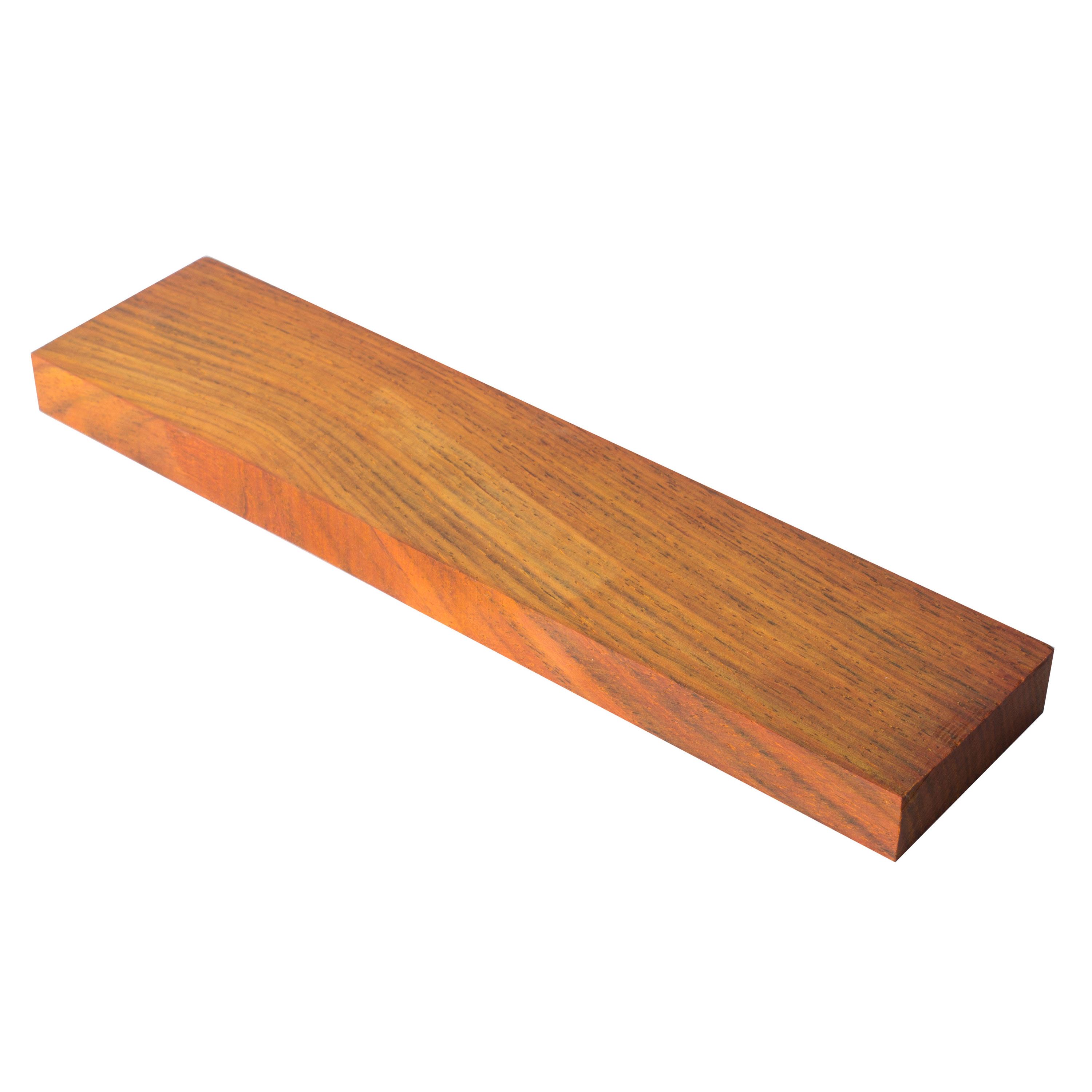 Flattop Guitar Bridge Blank, Cocobolo