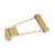 Thin Body Trapeze Tailpiece, Gold