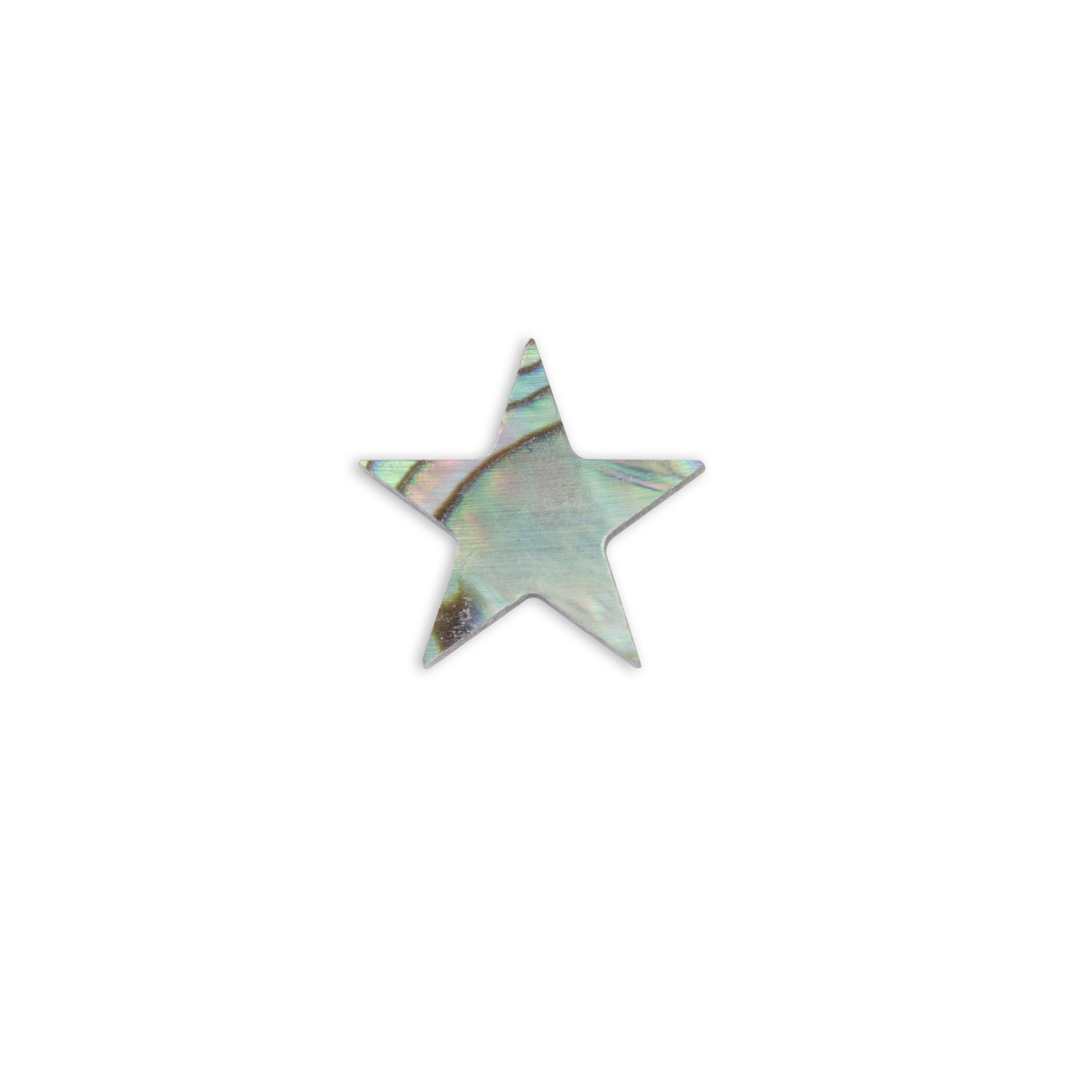 Abalone Stars, 12mm (15/32") Abalone Stars, 12mm (15/32")