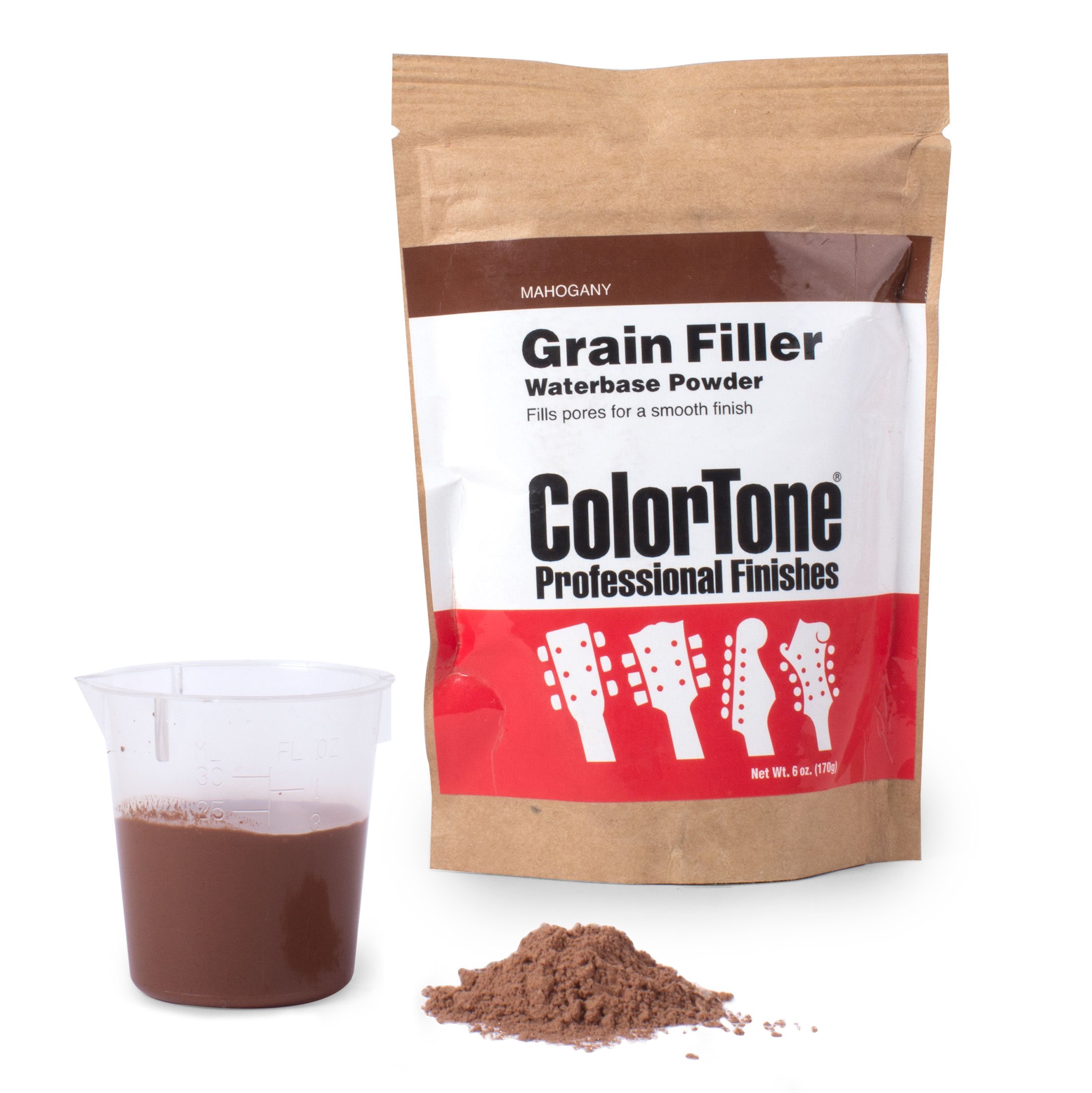 ColorTone Powdered Grain Filler, Mahogany ColorTone Powdered Grain Filler, Mahogany