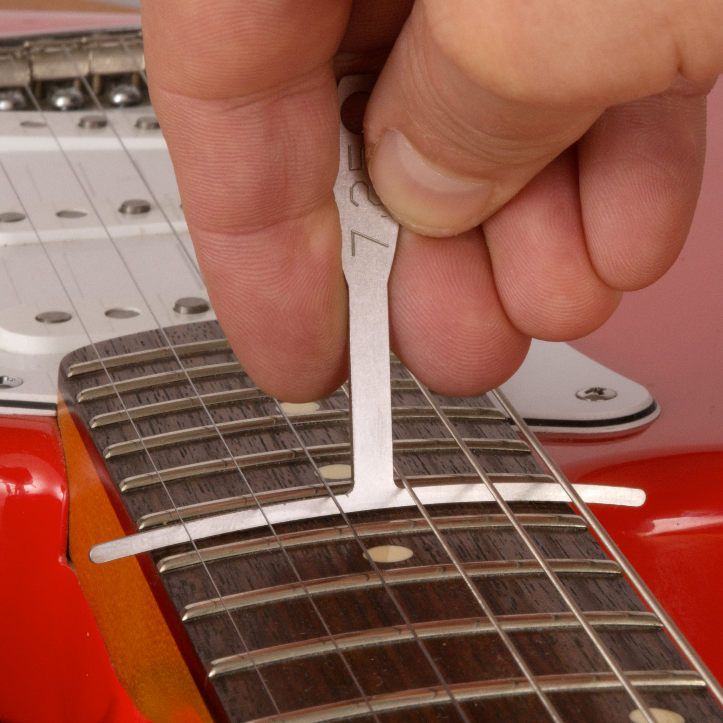 Radius gauges for guitar work 