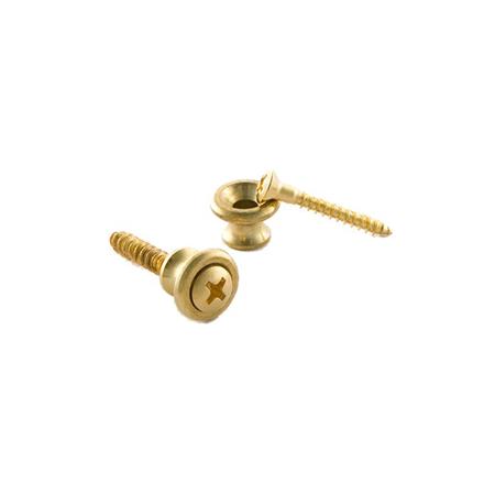 Gibson Accessories Strap Buttons, Brass, set of 2