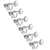 Grover Mid-Size Rotomatics (305 Series) 6-In-Line Tuners, Chrome