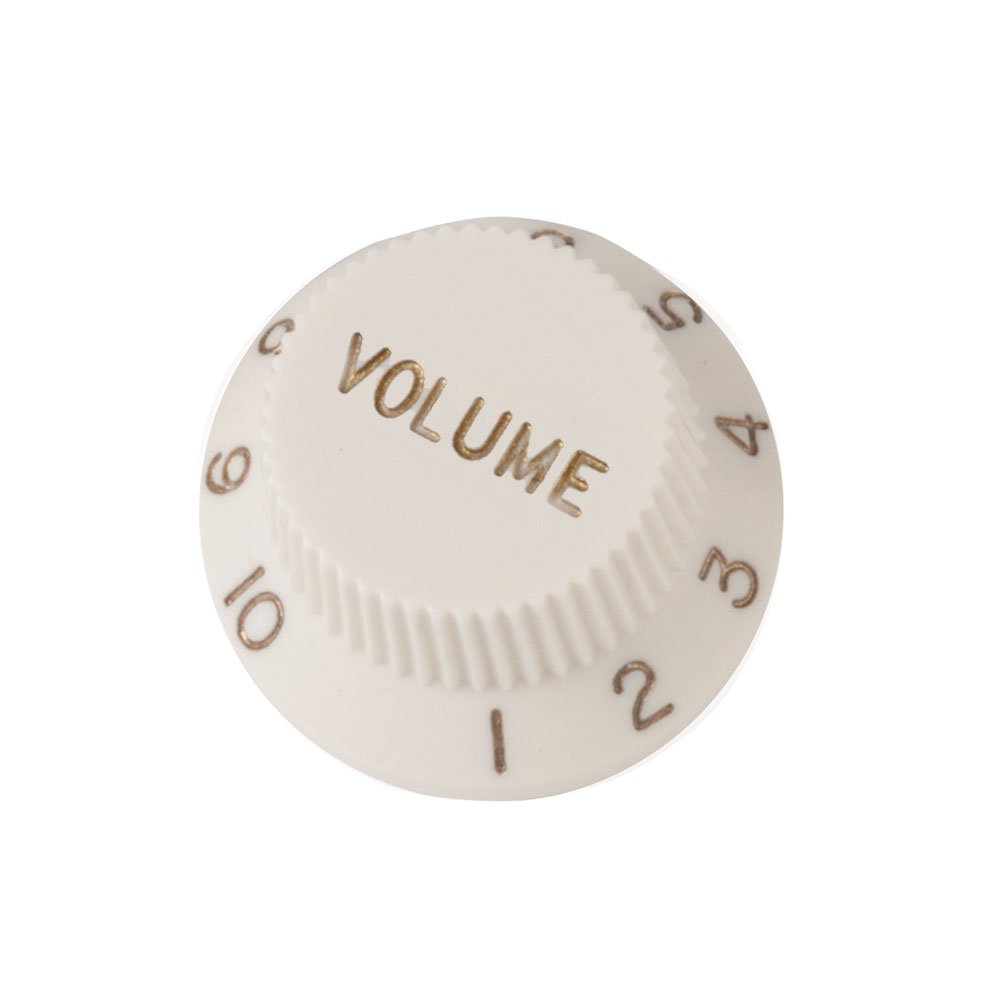 Strat Knob, Volume, parchment Strat Knob, Volume, parchment