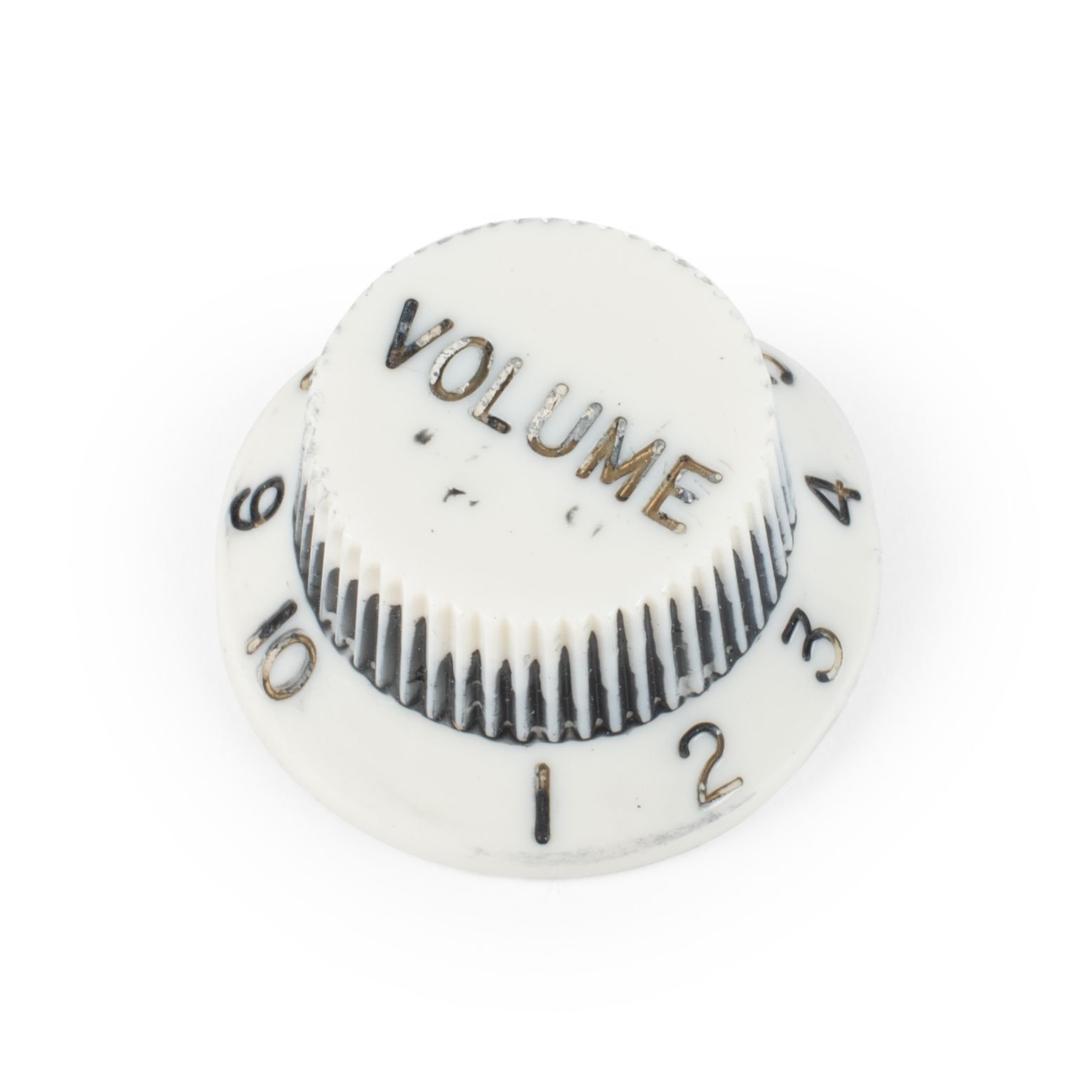 Strat Knob, Volume, relic white Strat Knob, Volume, relic white