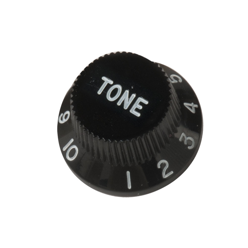 Strat Knob, Tone, black Strat Knob, Tone, black