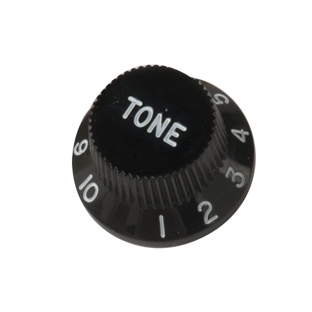 Strat Knob, Tone, black