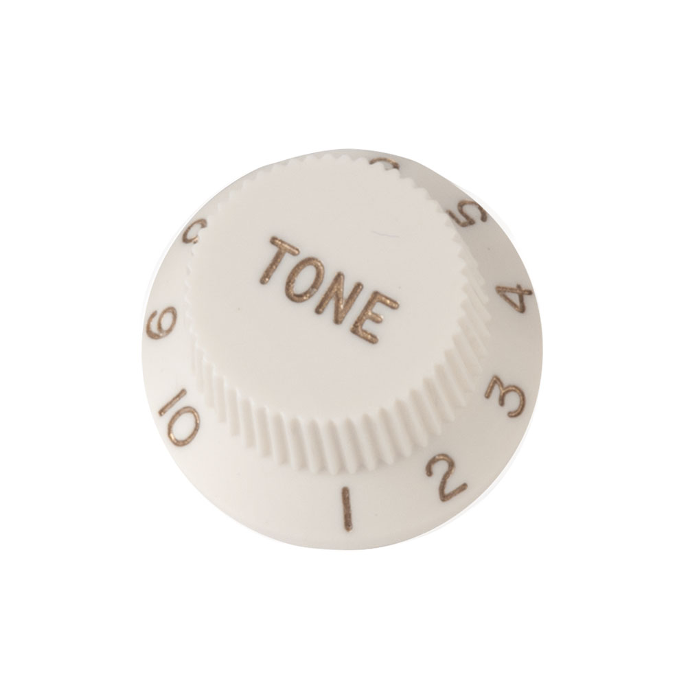 Strat Knob, Tone, parchment Strat Knob, Tone, parchment