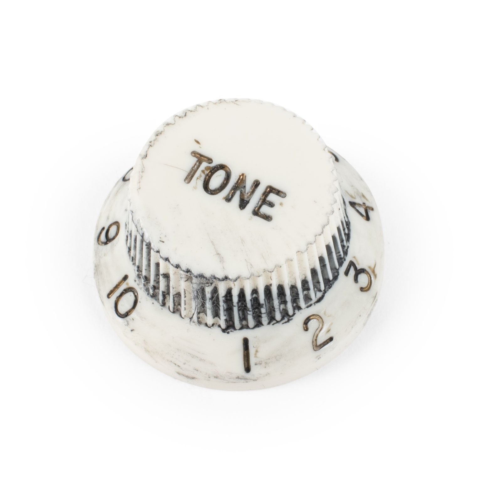 Strat Knob, Tone, relic white Strat Knob, Tone, relic white