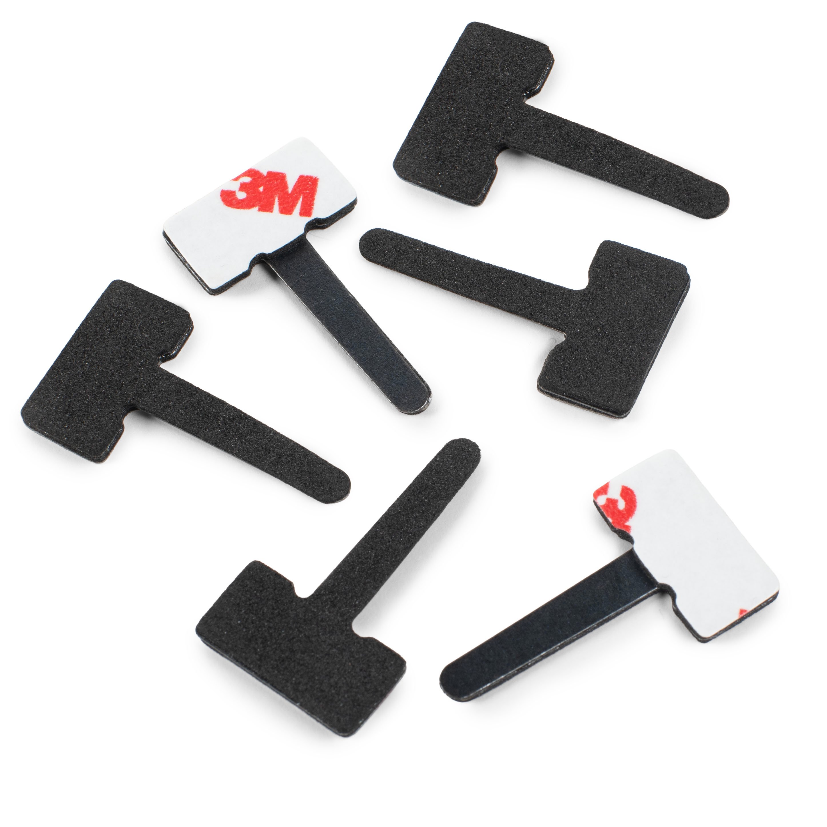 Self-stick Wiring Clips for Acoustic Pickups - 6 Pack