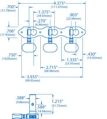 Schaller Classical Guitar Machines StewMac