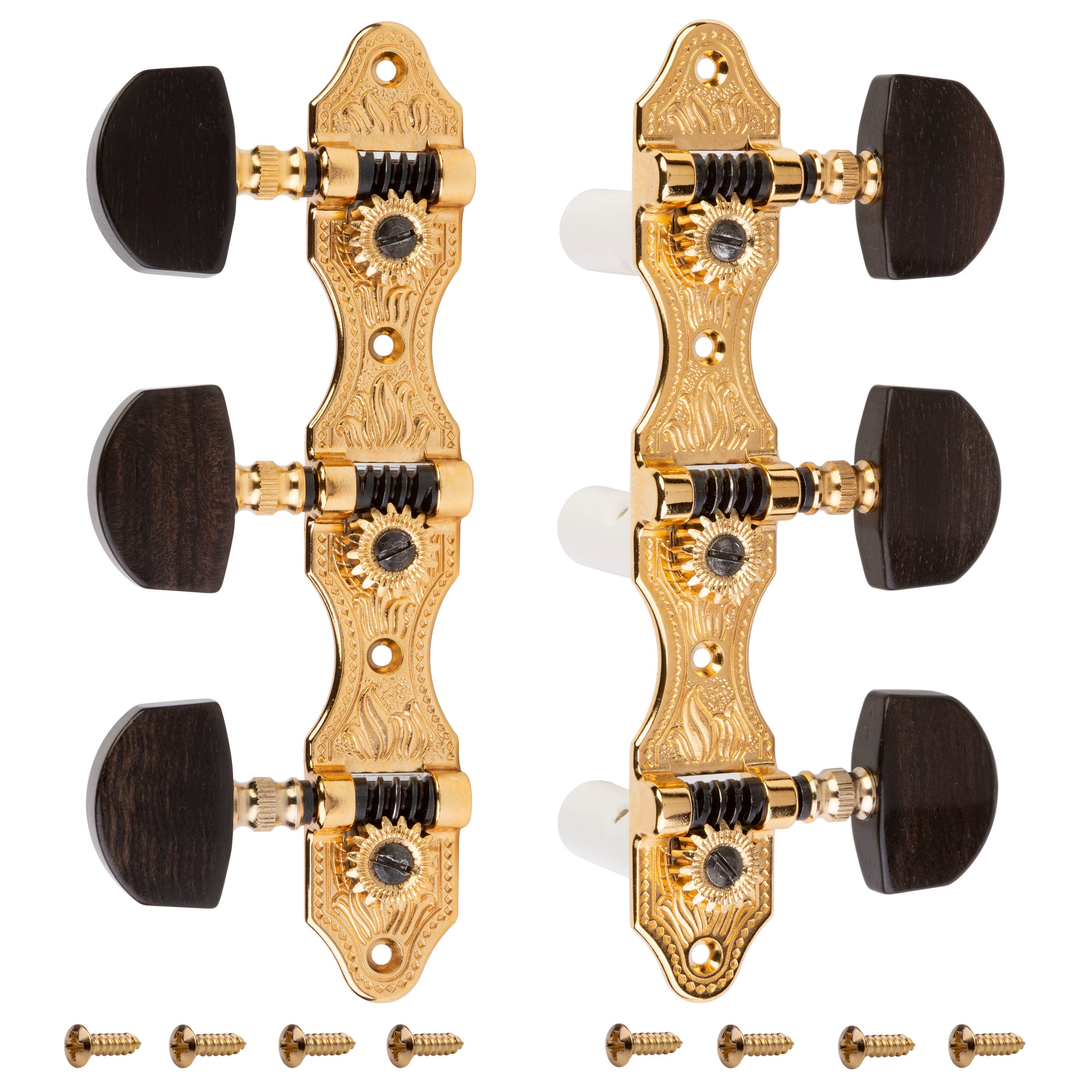 Schaller Classical Guitar Machines, Gold, ebony Schaller Classical Guitar Machines, Gold, ebony