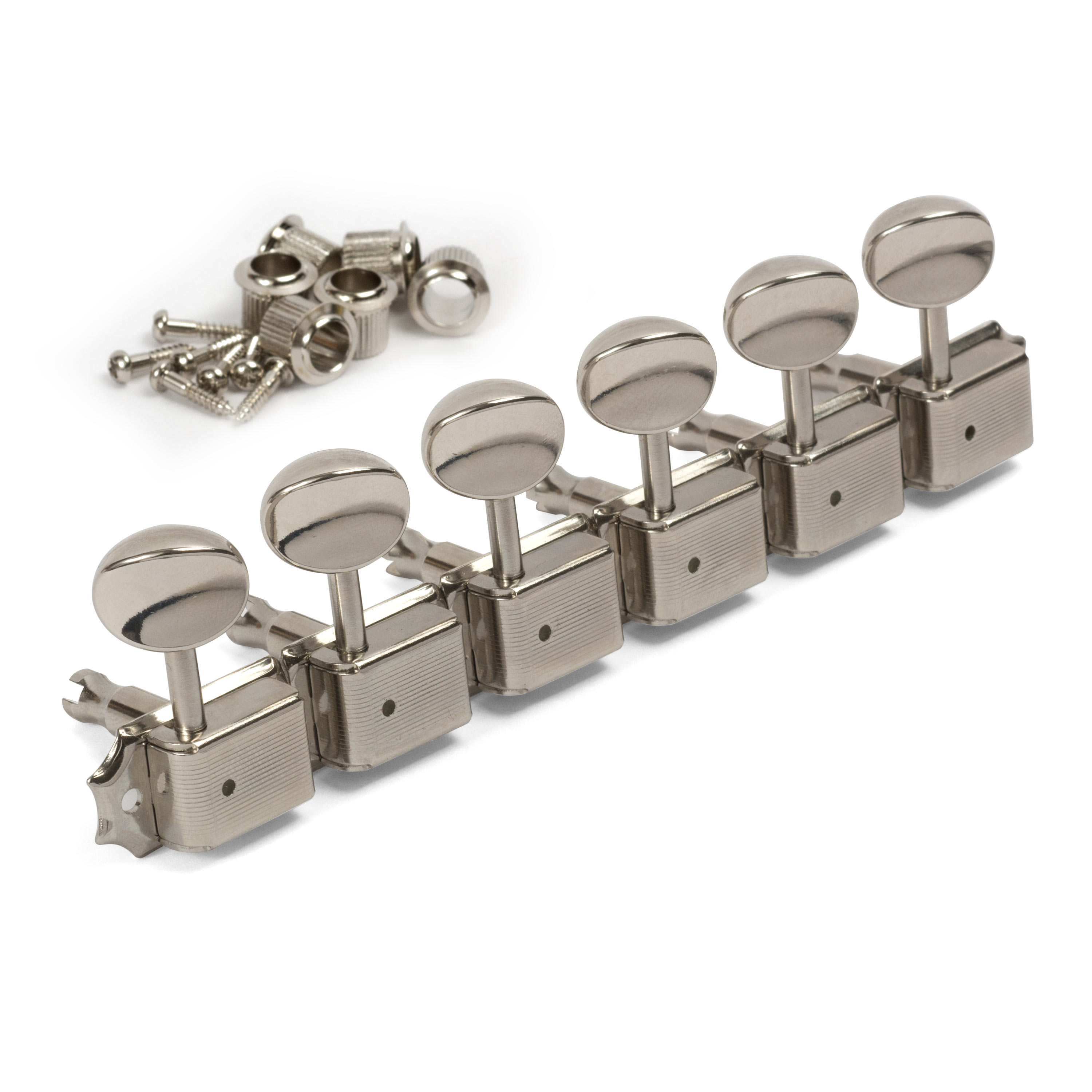 ファッション通販 Vintage-style Gotoh Oval StewMac - Tuners 6-In-Line Knob ジャケット・アウター