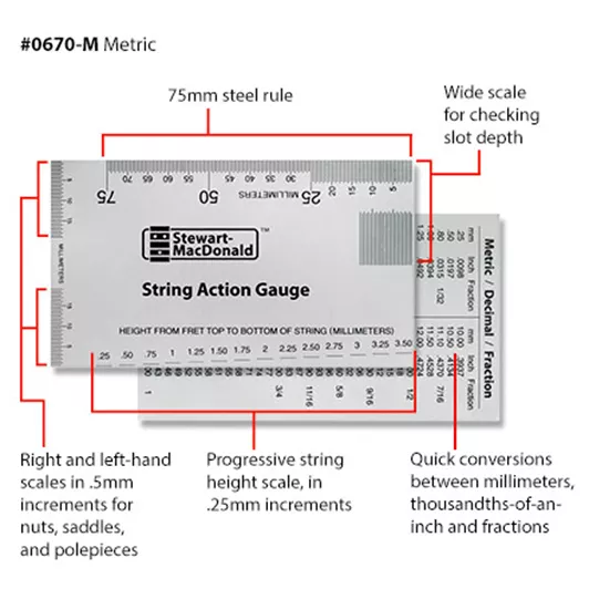 String Action Gauge StewMac