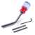 Gurian Three-in-one Fret File, File handle with 3 burrs
