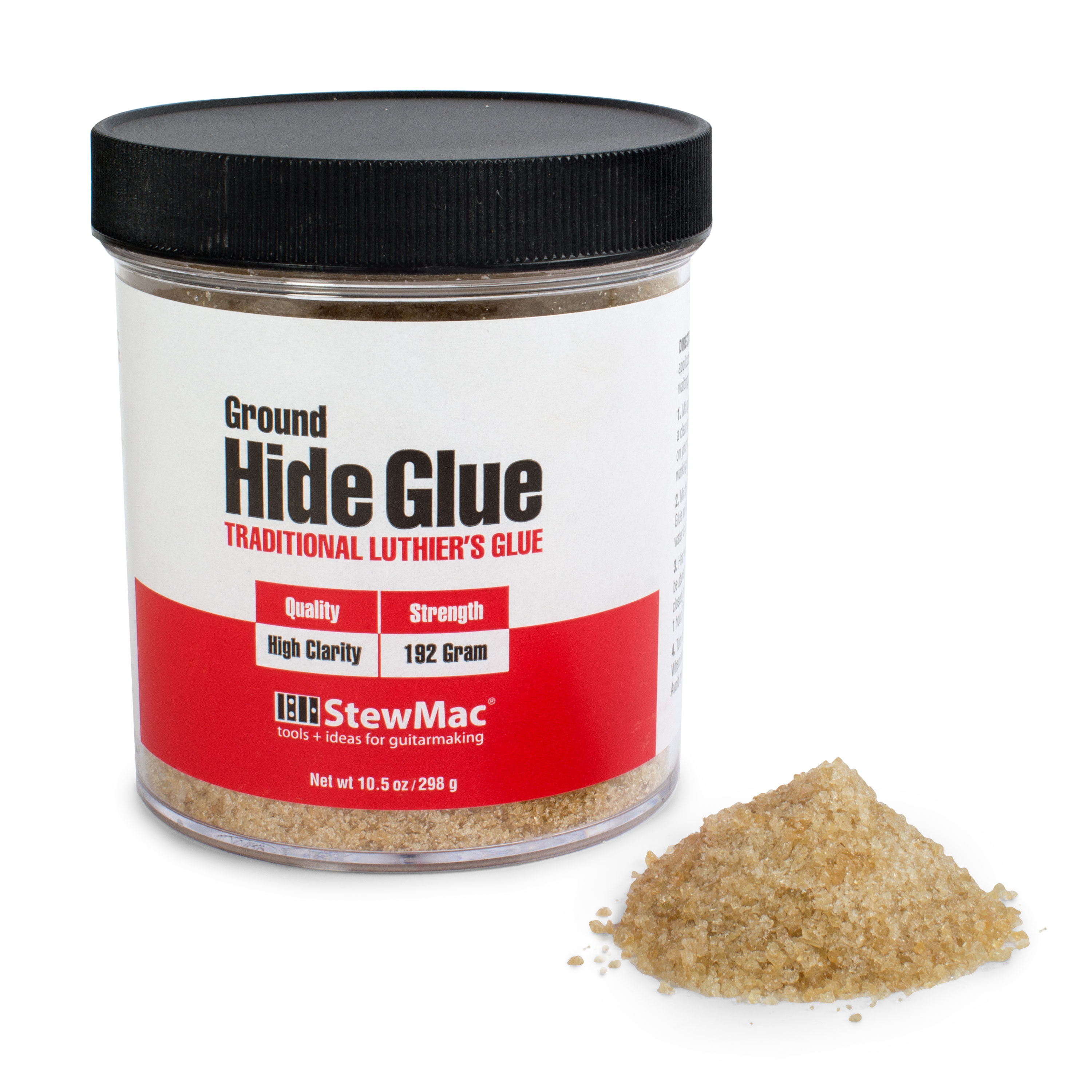 StewMac Ground Hide Glue, High-Clarity