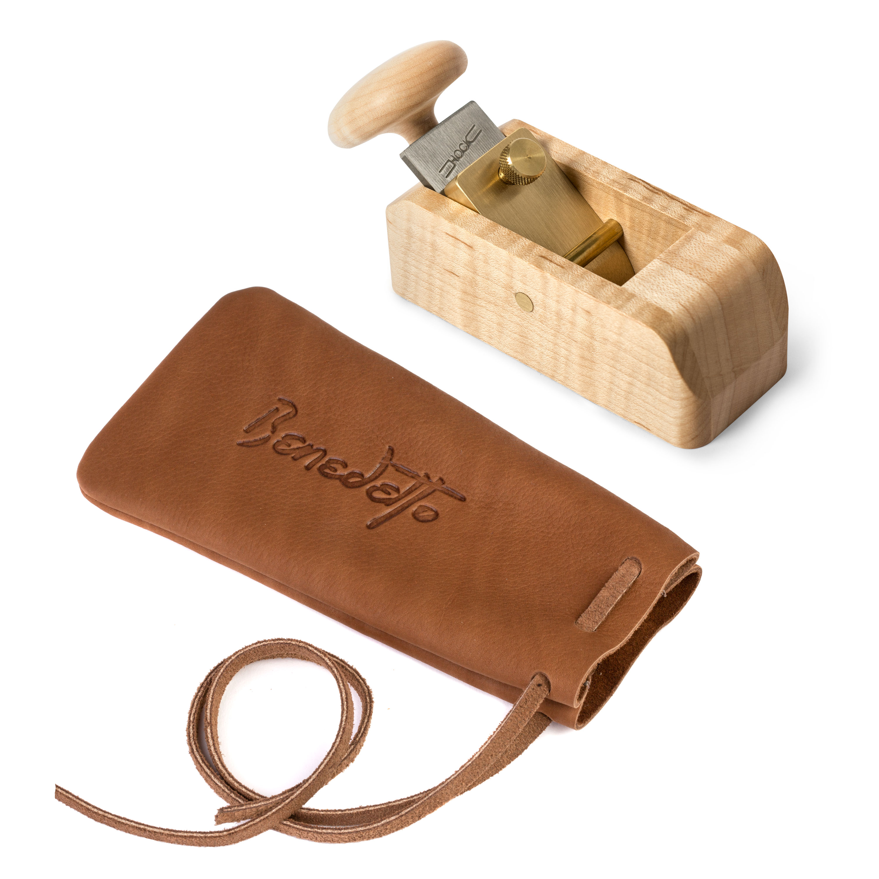Benedetto Palm Plane, Flat Sole with Leather Storage Bag Benedetto Palm Plane, Flat Sole with Leather Storage Bag