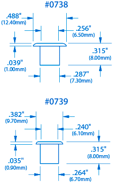 Vintage Grommet Tuner Bushing StewMac