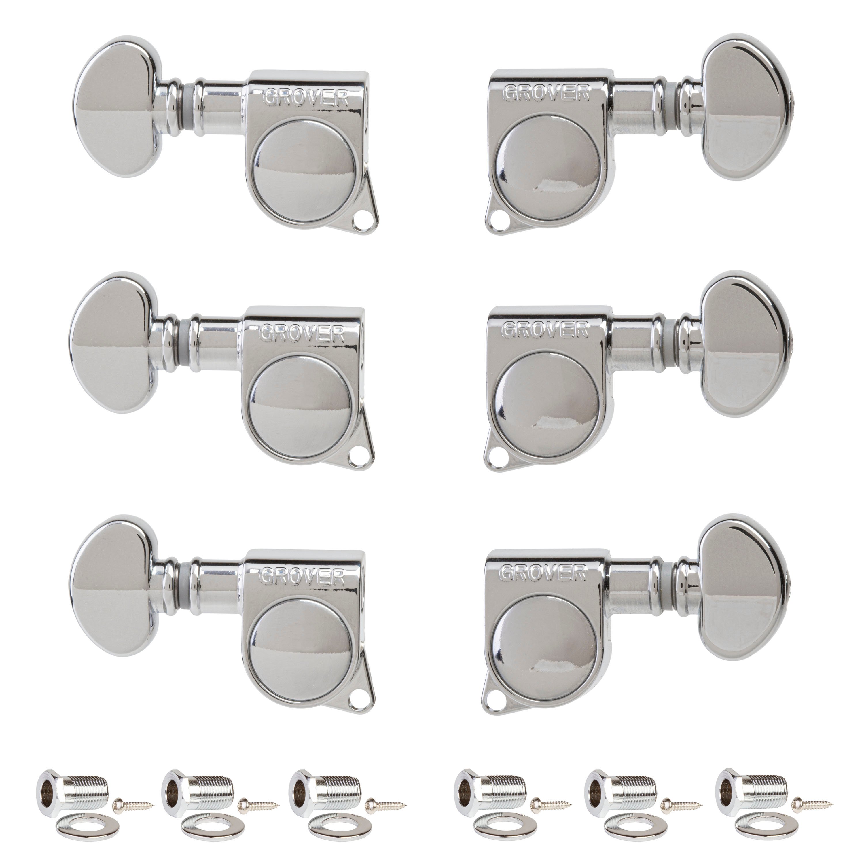 Grover Mini Locking Rotomatics (406 Series) 3+3 Tuners
