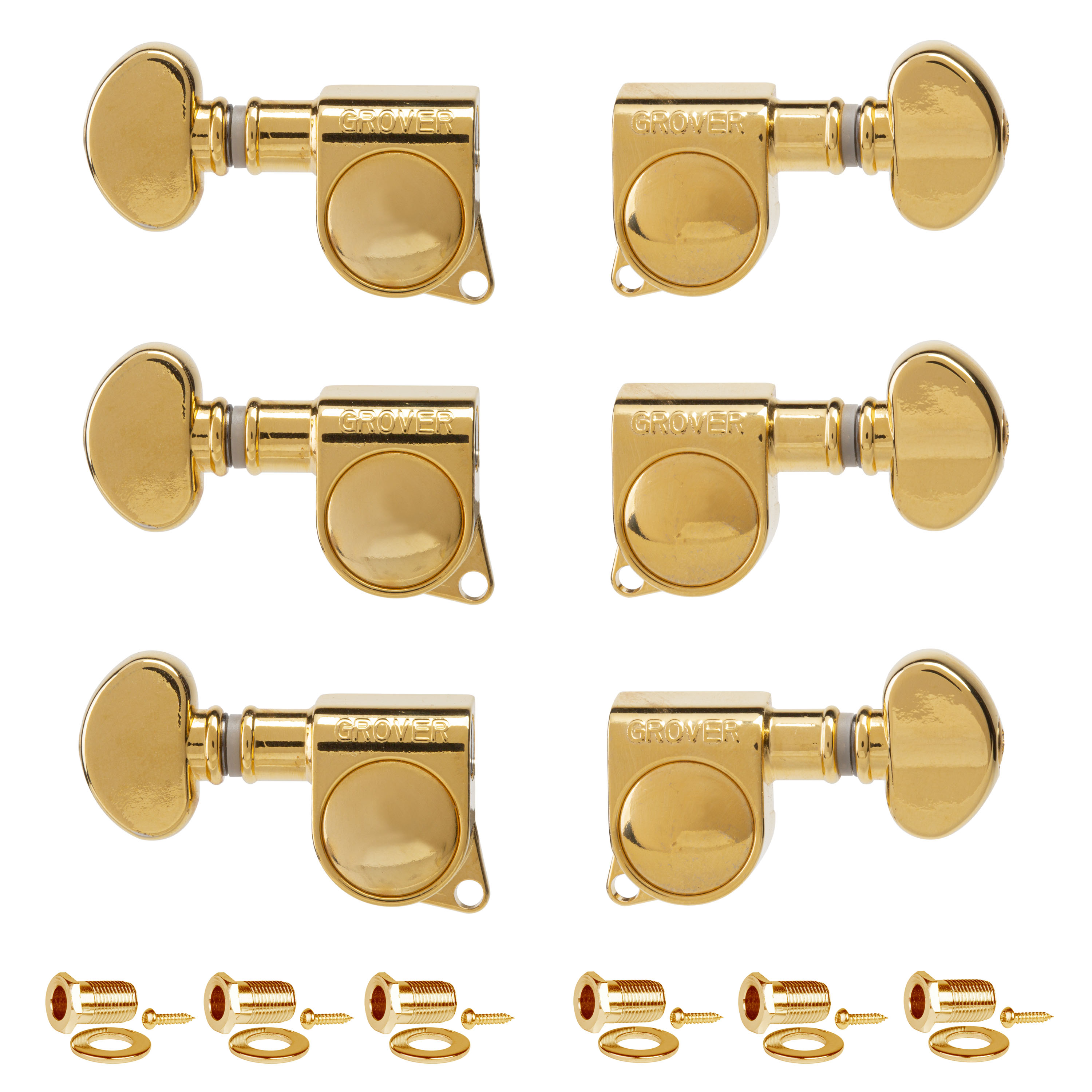 Grover Mini Locking Rotomatics (406 Series) 3+3 Tuners StewMac