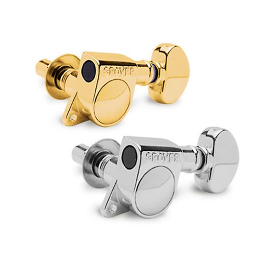 Grover Mini Locking Rotomatics (406 Series) 6InLine Tuners StewMac