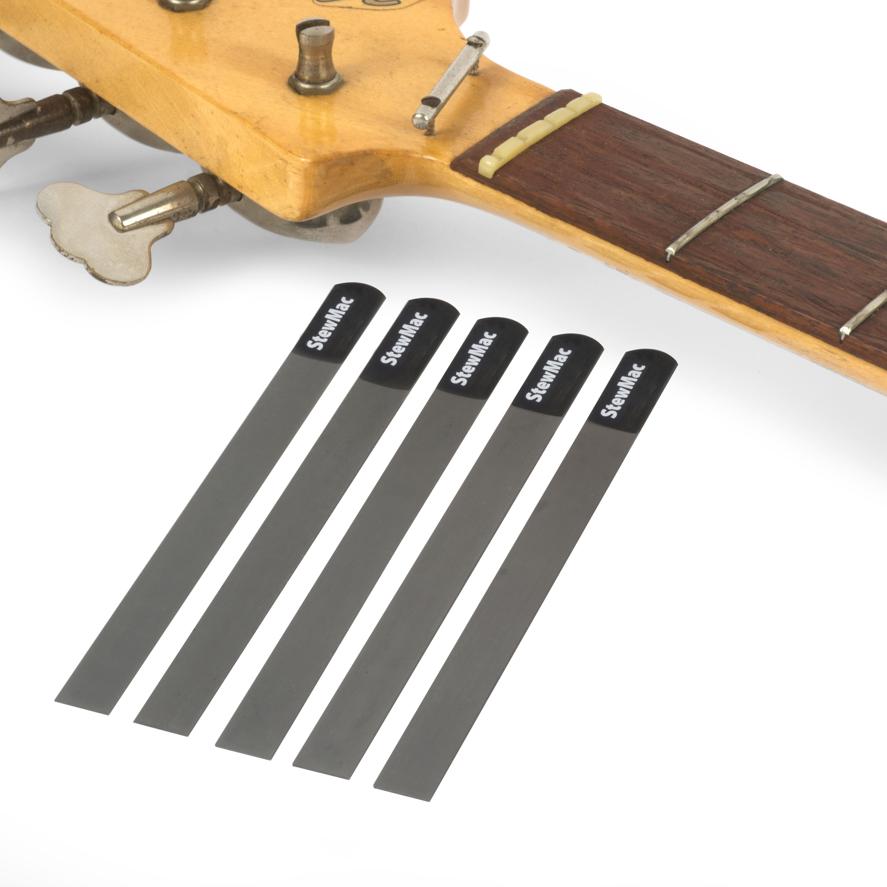 Gauged Nut Slotting File Set for Bass
