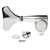 Individual Gotoh Compact Bass Tuner, Chrome, single right tuner
