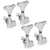 Gotoh Compact Bass Tuner, 2L+2R Set, Chrome, 2L/2R