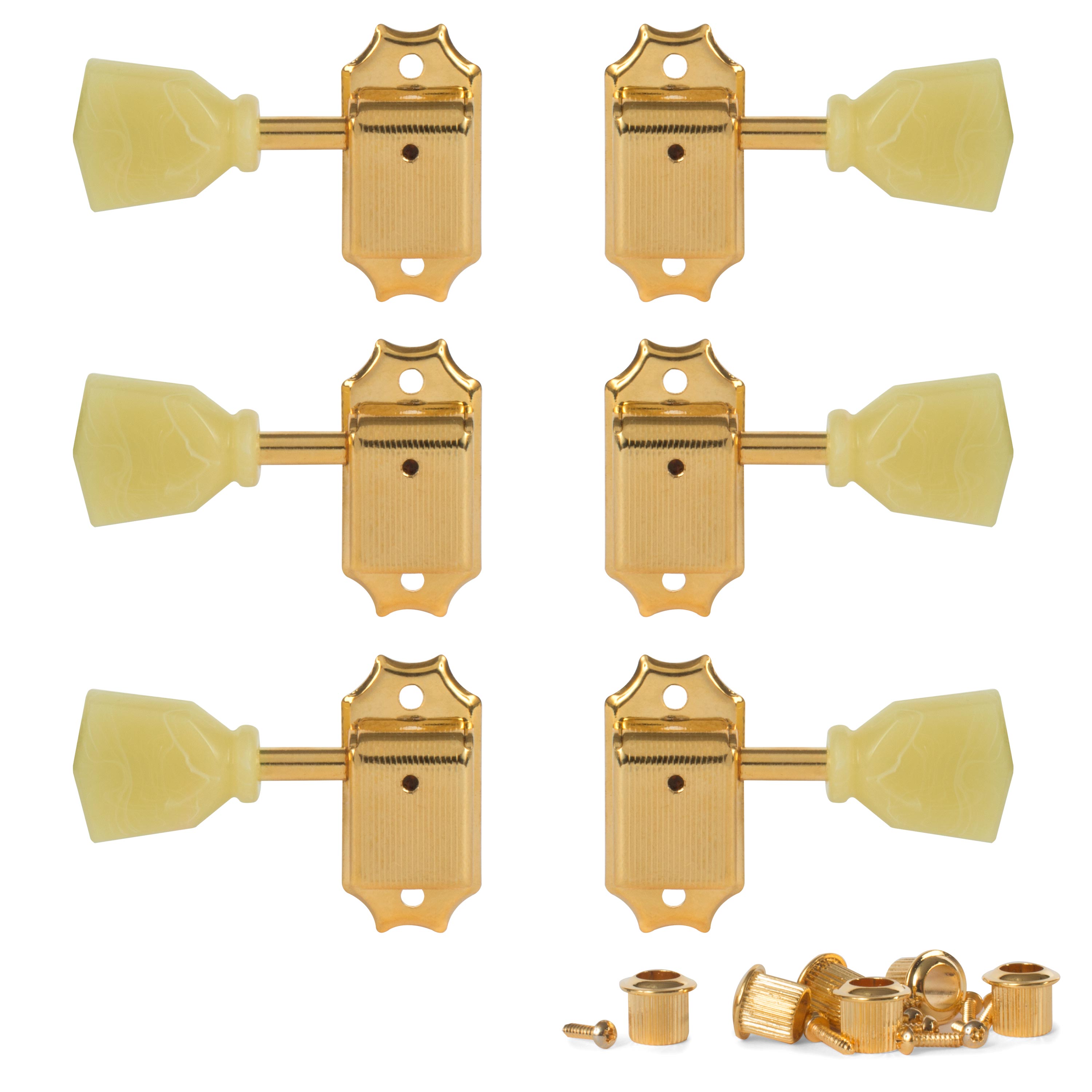 Golden Age Vintage Keystone-style 3+3 Tuning Machines - StewMac