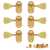 Golden Age Vintage Keystone-style 3+3 Tuning Machines, Gold