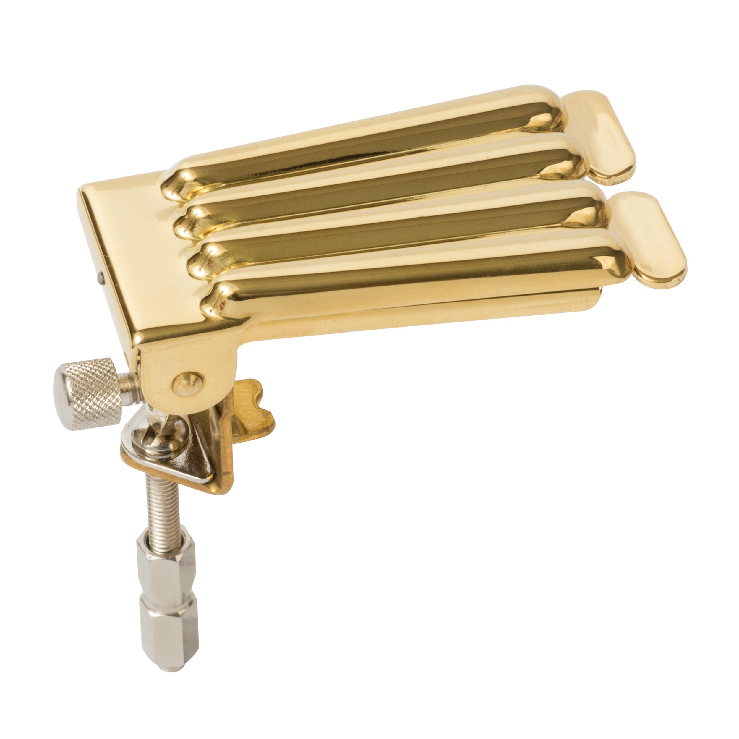 Prucha Clamshell Banjo Tailpiece Nickel