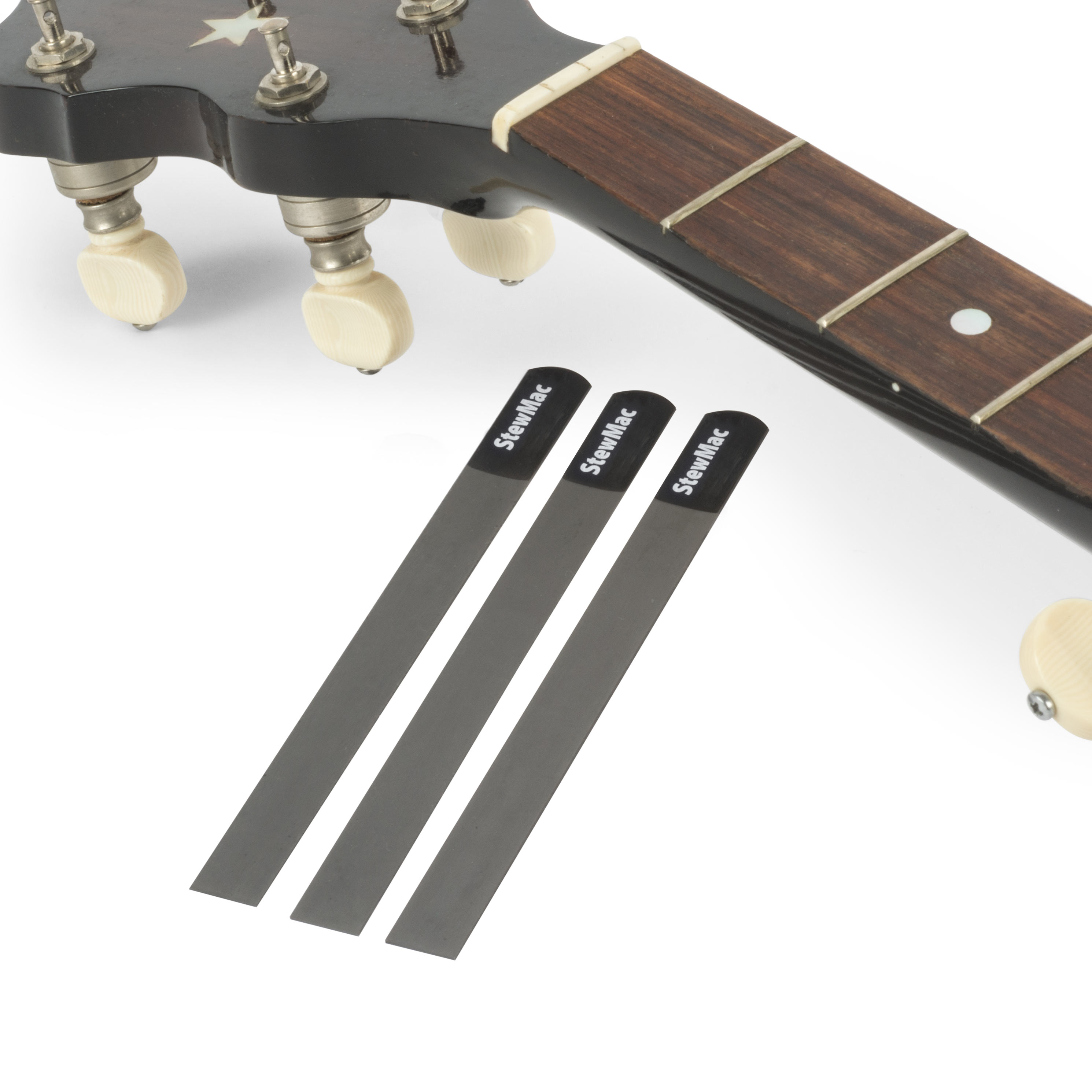 Gauged Nut Slotting File Set for Banjo