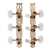 Lyra-style Gotoh Classical Guitar Tuners, Antique gold, economy