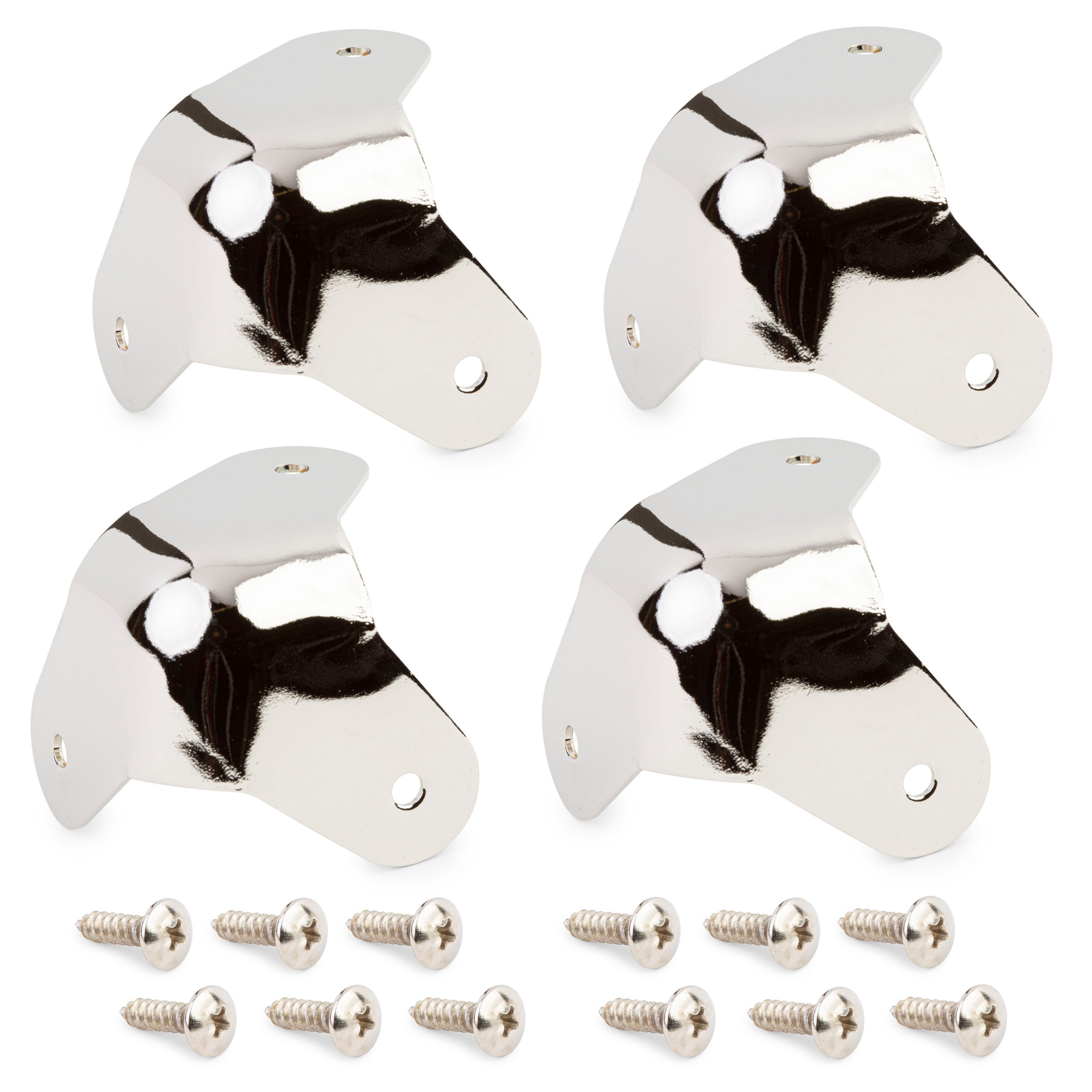 Fender Pure Vintage Amplifier Corners, 3-Screw Mount, Set of 4