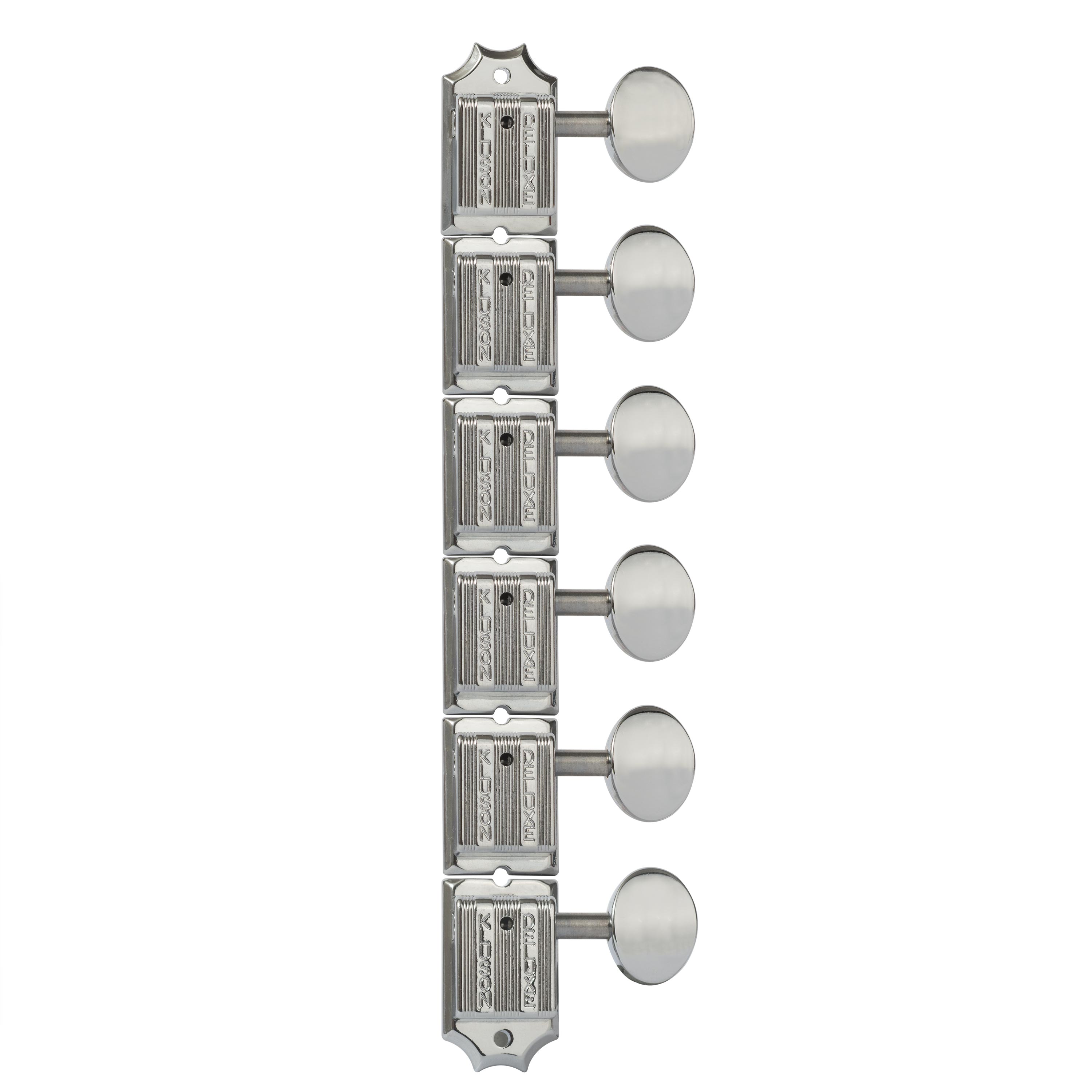 TonePros Kluson 6InLine Locking Tuners with Threaded Bushings StewMac