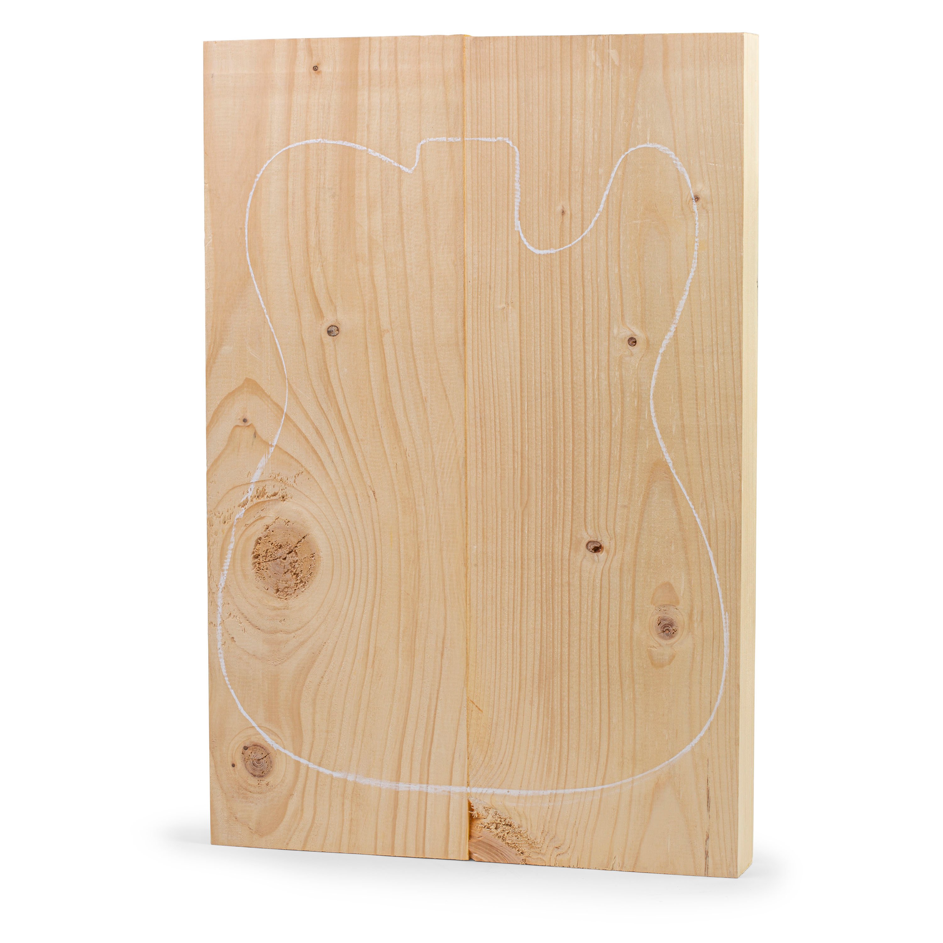 Knotty Pine Body Blank, 2-Piece Knotty Pine Body Blank, 2-Piece