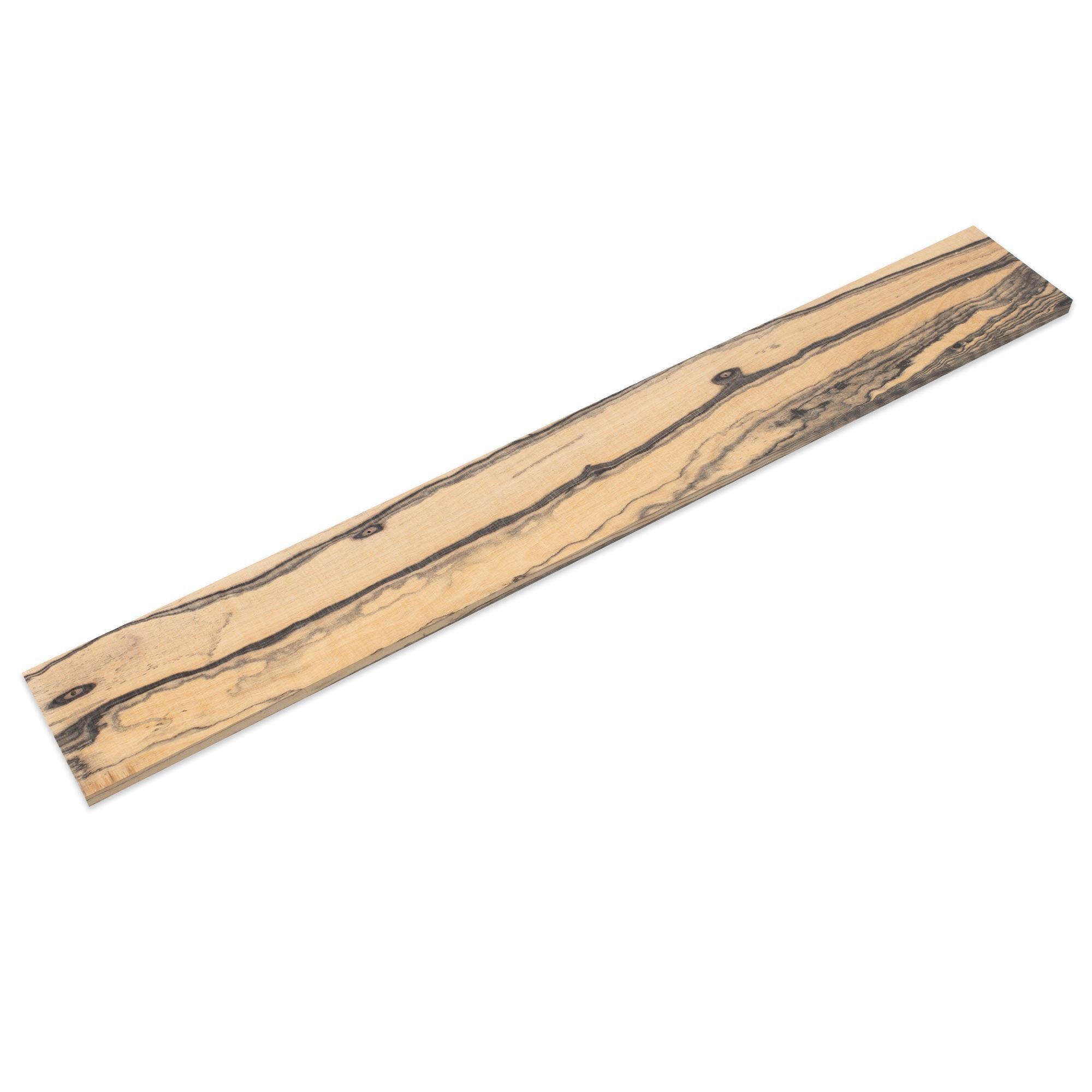 Unslotted Fingerboard for Guitar, Pale Moon Ebony, B Grade